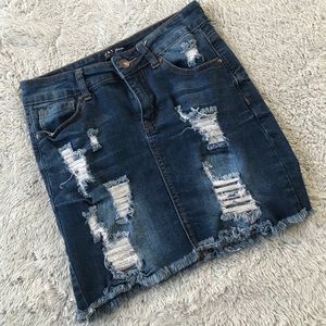 Denim skirt